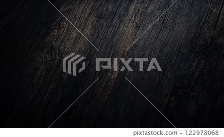 Close-Up Of Weathered Tree Trunk Showing Intricate Wood Grain Texture 122978068