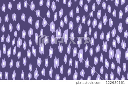 Abstract modern leopard seamless pattern. Animals trendy background. Purple decorative vector stock illustration for print, card, postcard, fabric, textile. Modern ornament of stylized skin Abstract modern leopard seamless pattern. Animals trendy background. Purple decorative vector stock illustration for print, card, postcard, fabric, textile. Modern ornament of stylized skin 122980161