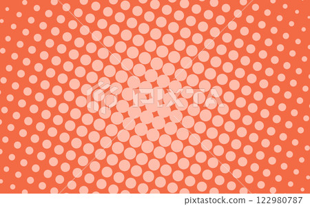 Pop art creative concept colorful comics book magazine cover. Polka dots brown background. Cartoon halftone retro pattern. Abstract template design for poster, card, sale banner, empty bubble Pop art creative concept colorful comics book magazine cover. Polka dots brown background. Cartoon halftone retro pattern. Abstract template design for poster, card, sale banner, empty bubble 122980787