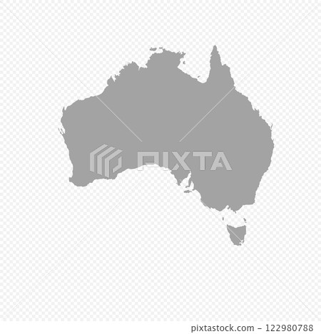 Map of Australian, sign silhouette. World Map Globe. Vector Illustration isolated on transparent background. African continent Map of Australian, sign silhouette. World Map Globe. Vector Illustration isolated on transparent background. African continent 122980788