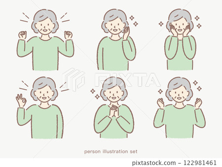 健康女性高級插圖集 122981461