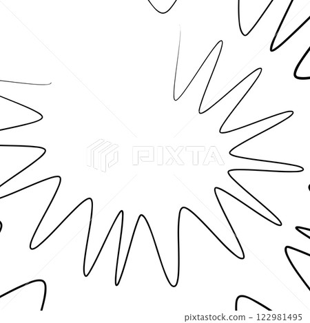 Swirl hypnotic black and white spiral. Monochrome abstract background. Vector flat geometric illustration.Template design for banner, website, template, leaflet, brochure, poster 122981495