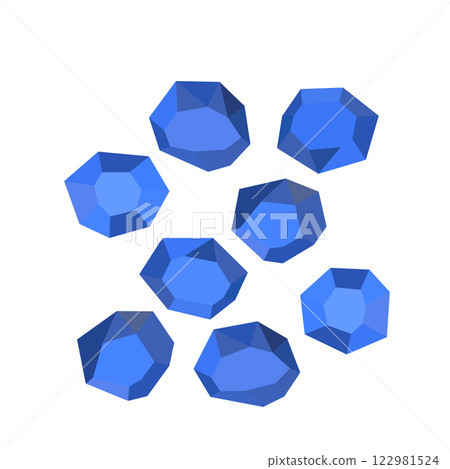 Cartoon stones. Rock stone isometric set. Blue boulders, natural building block shapes, wall stones. 3d flat isolated illustration. Vector collection Cartoon stones. Rock stone isometric set. Blue boulders, natural building block shapes, wall stones. 3d flat isolated illustration. Vector collection 122981524