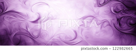 Abstract purple smoke swirls against a gradient background create a mysterious, atmospheric scene 122982665