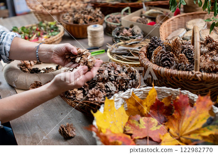Autumn Harvest Natures Beautiful Treasures on Display for Everyone to Appreciate 122982770