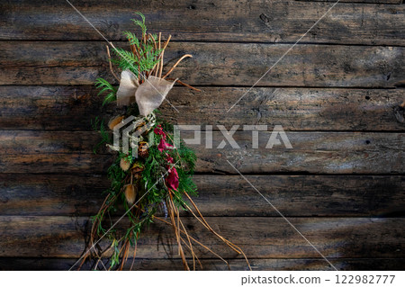 Rustic and Charming Decorative Arrangement Featuring Natural Elements and Textures Galore Rustic and Charming Decorative Arrangement Featuring Natural Elements and Textures Galore 122982777