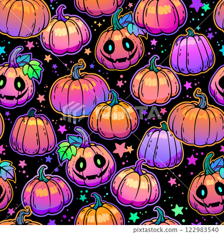 halloween, pumpkin, vector 122983540