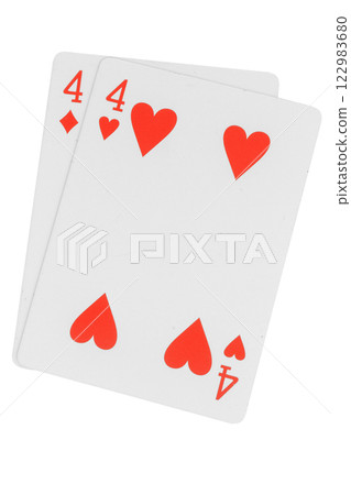 card gambling nine isolated on white background card gambling nine isolated on white background 122983680