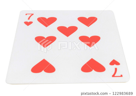 card gambling nine isolated on white background card gambling nine isolated on white background 122983689