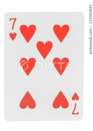 card gambling nine isolated on white background card gambling nine isolated on white background 122983691