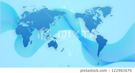 Global World Map Global World Map 122983876