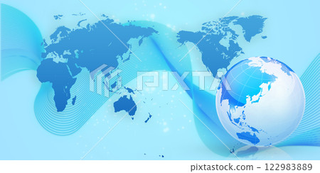 透明地球儀摘要背景 122983889