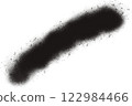 Black spray paint on white background. paint texture or background. graffiti concept. 122984466