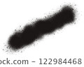 Black spray paint on white background. paint texture, graffiti concept. 122984468
