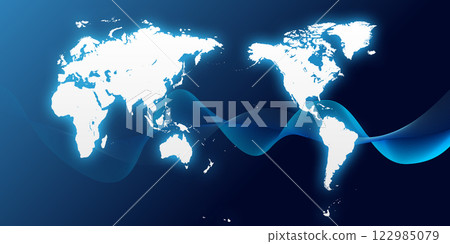 地球儀抽象畫背景 122985079