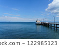 今津港，有船隻從這裡出發前往琵琶湖的竹生島。 122985123