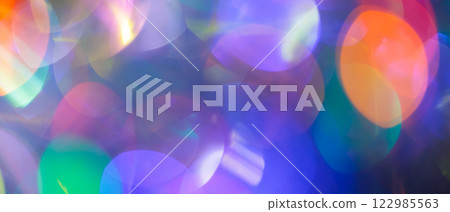 Multicolored Abstract Background with Defocused Spherical Lights and Glowing Gradient Multicolored Abstract Background with Defocused Spherical Lights and Glowing Gradient 122985563