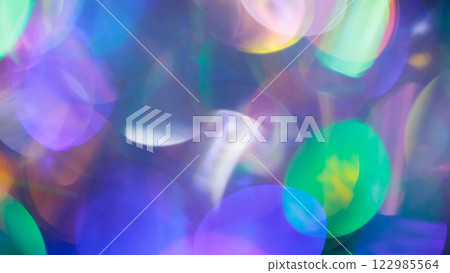 Multicolored Abstract Background with Defocused Spherical Lights and Glowing Gradient 122985564