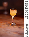 A beautiful bright cocktail. Restaurant. Delicious 122985652