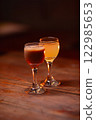 Beautiful photo of cocktail food. A bright juicy 122985653