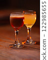 Beautiful photo of cocktail food. A bright juicy 122985655