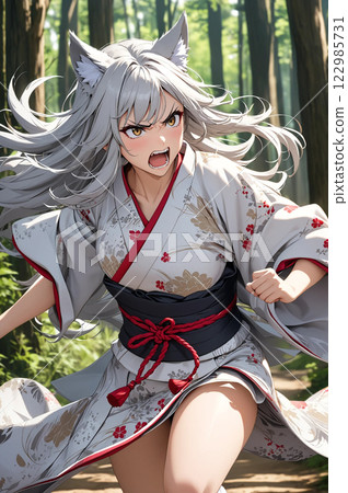 銀髮狼少女的狂奔 122985731