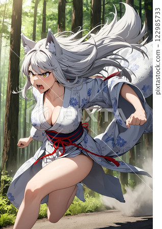 銀髮狼少女的狂奔 122985733