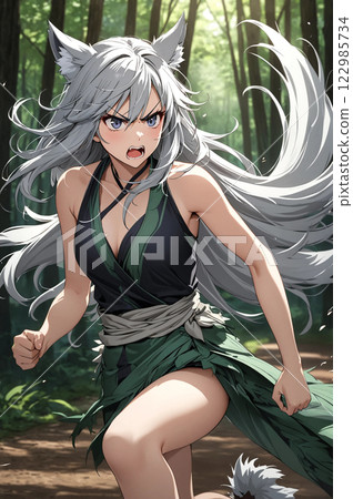 銀髮狼少女的狂奔 銀髮狼少女的狂奔 122985734