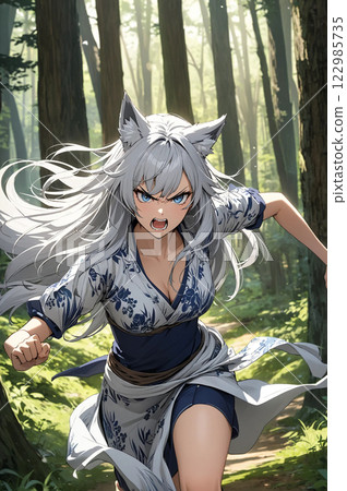 銀髮狼少女的狂奔 銀髮狼少女的狂奔 122985735