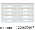 公寓大樓和其他住宅社區的插圖素材 122985907