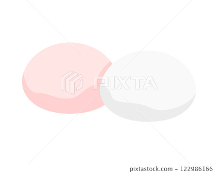 Illustration of red and white bun Illustration of red and white bun 122986166