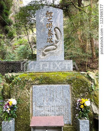 Saga, Ogi City, Kiyomizuyama Midakiji Temple Hochiin (Kiyomizu Kannon) Carp memorial tower 122986577