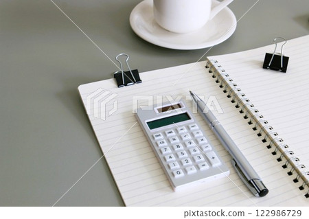 Business items Desk work 122986729