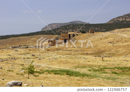 土耳其、棉花堡、希拉波利斯遺址 122986757