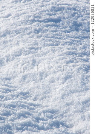 美麗的雪面圖案[雪景影像] 122986831