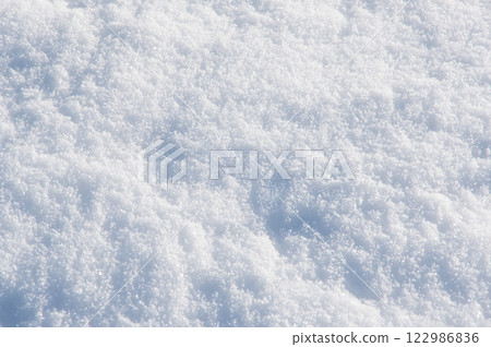 美麗的雪面圖案[雪景影像] 122986836