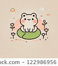 春天來了，微笑的青蛙 122986956