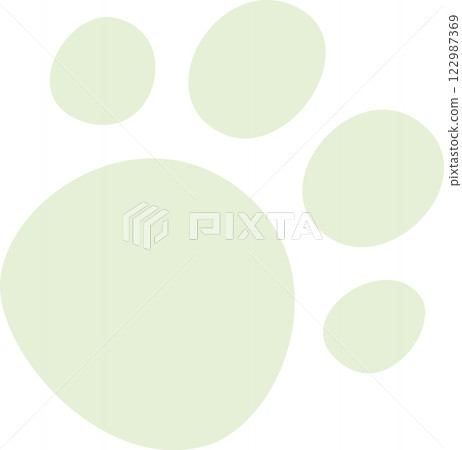 Breeze Green Animal Tracks 122987369