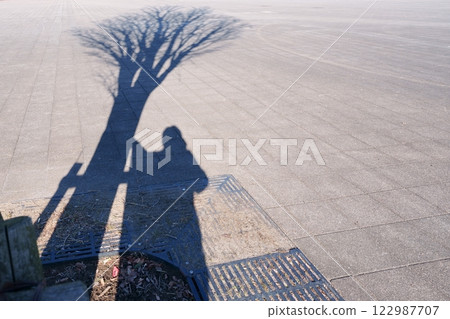 Wood shade Wood shade 122987707