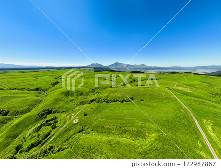 全景鳥瞰壯麗土地 122987867