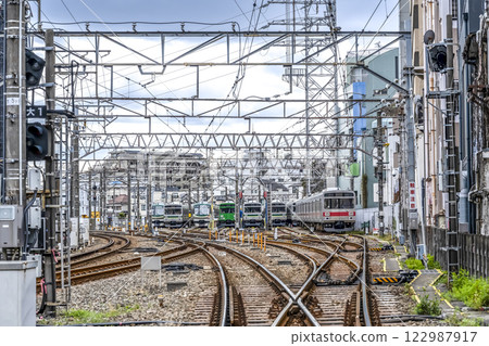 東京城市景觀：雪谷大塚站、雪谷車庫 122987917