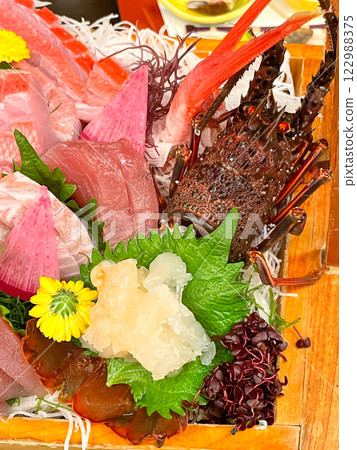 西伊豆戶田溫泉的華麗船形拼盤 122988375