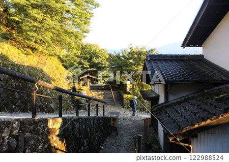 Magome-juku, Nakasendo post town, Edo-style streetscape, Gifu Prefecture Magome-juku, Nakasendo post town, Edo-style streetscape, Gifu Prefecture 122988524
