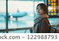 Airport and woman 122988793