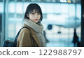 Airport and woman 122988797