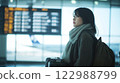 Airport and woman 122988799