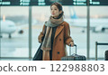 Airport and woman 122988803