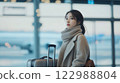 Airport and woman 122988804