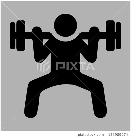 barbael icon vectors illustration symbol design barbael icon vectors illustration symbol design 122989974