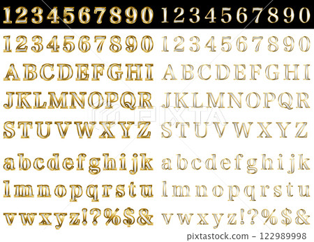 Letter border 1 gold, Mincho font, m2 silver Letter border 1 gold, Mincho font, m2 silver 122989998